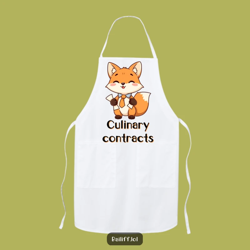 Funny Fox Executive Apron - Cook with Cleverness and Style