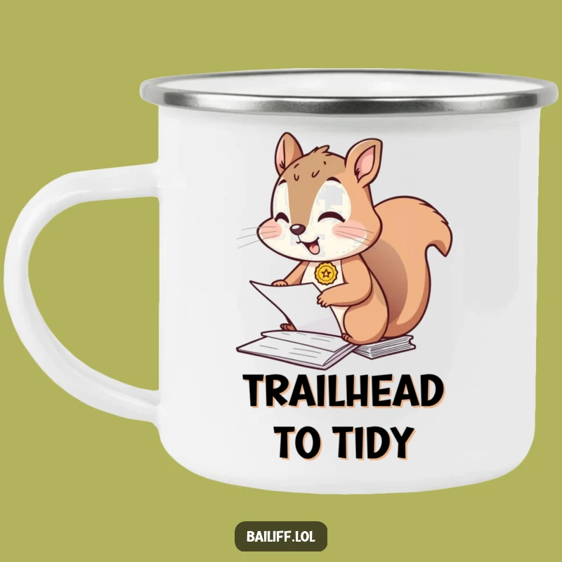 Funny Giggling Squirrel Camping Mug - Hilarious Outdoor Companion for Adventures