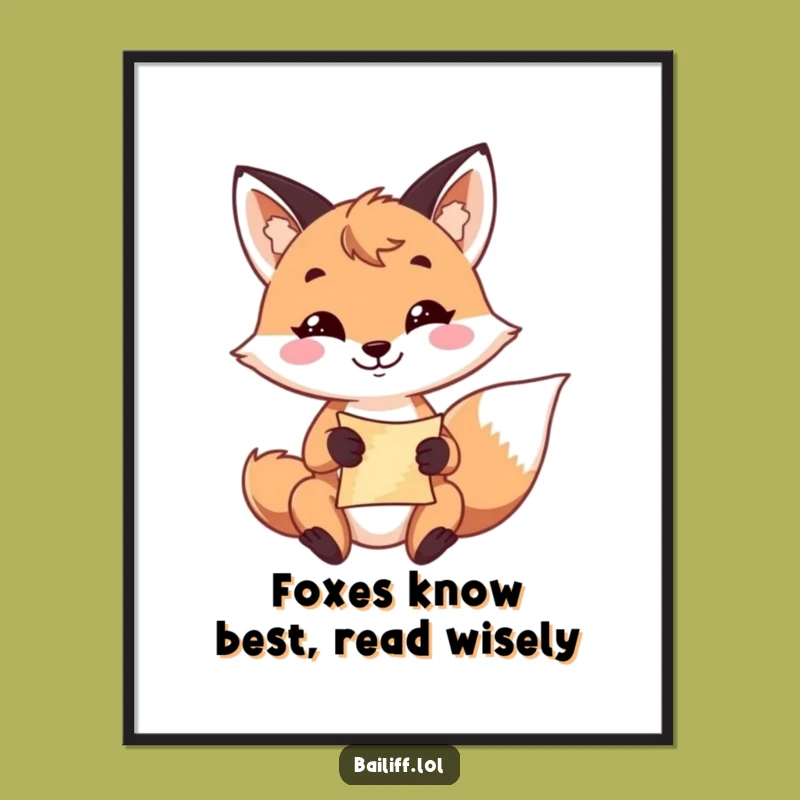 Free Printable Fox Wall Art: Funny Downloadable Decor with a Sly Grin